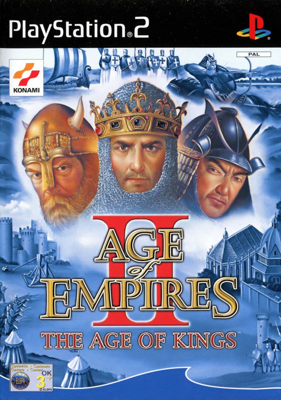 Age of Empires II: The Age of Kings box art for Playstation 2